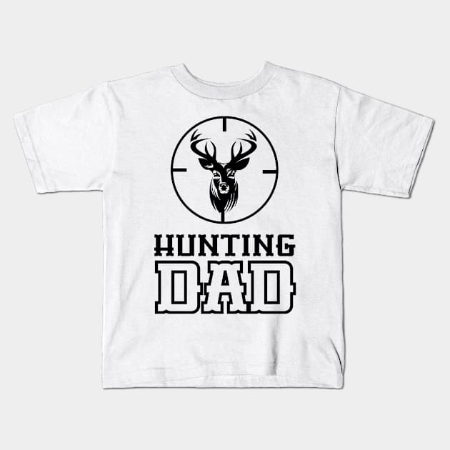 Hunt With My Son Kids T-Shirt by veerkun